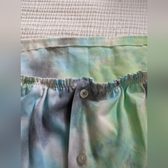 Hand Crafted Tie Dye Bottom Front Strapless Top - Picture 5 of 6